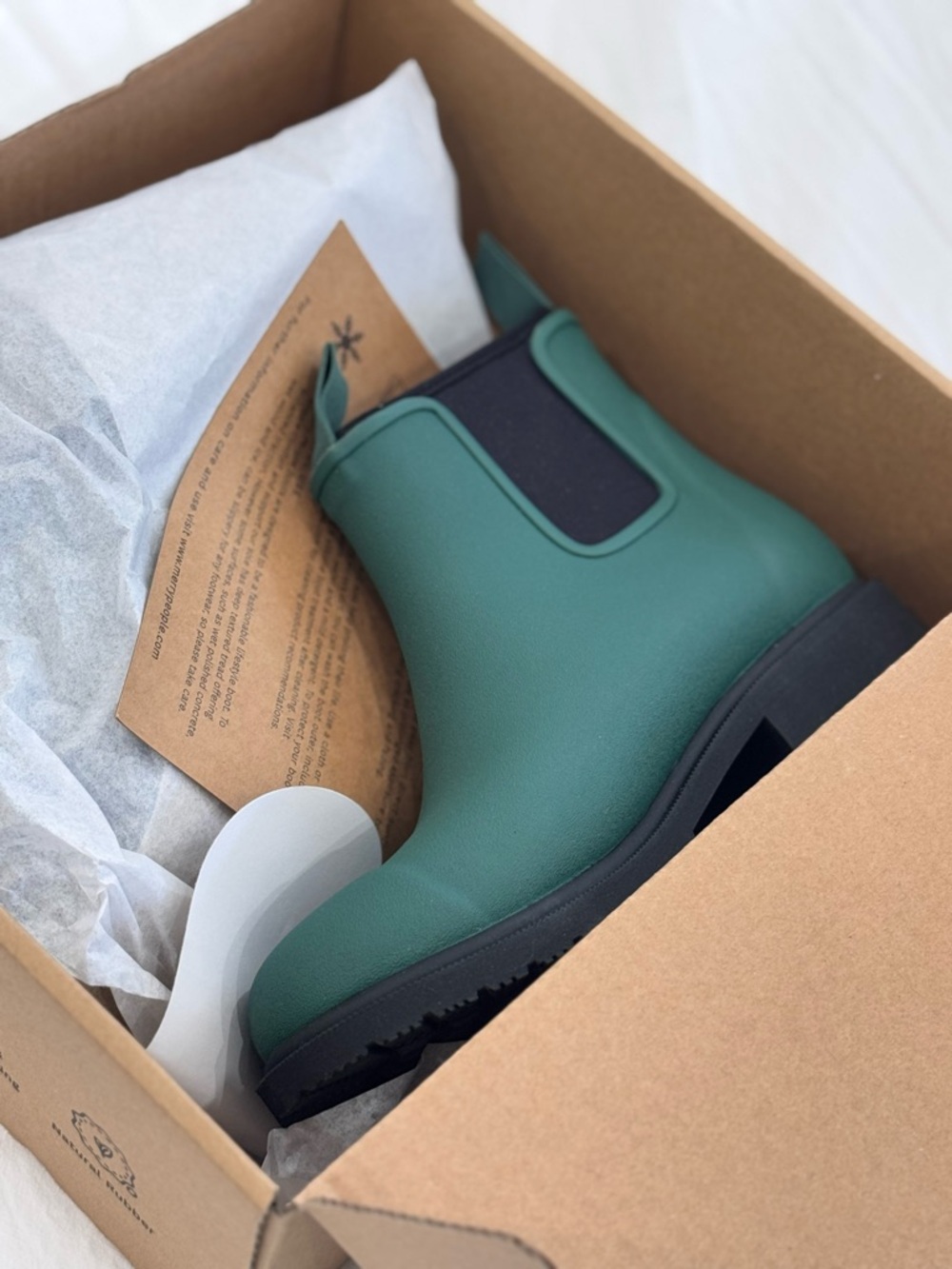 Women’s Rain Boots in Alpine Green & Black - Picture 4 of 4